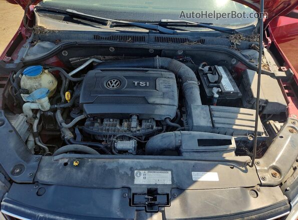 3VWL07AJ5GM323557 2016 VOLKSWAGEN JETTA Red Engine compartment view