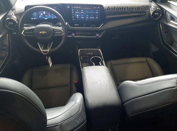 3GNAXHEG9SL202417 2025 CHEVROLET EQUINOX Black Вид щитка приладів