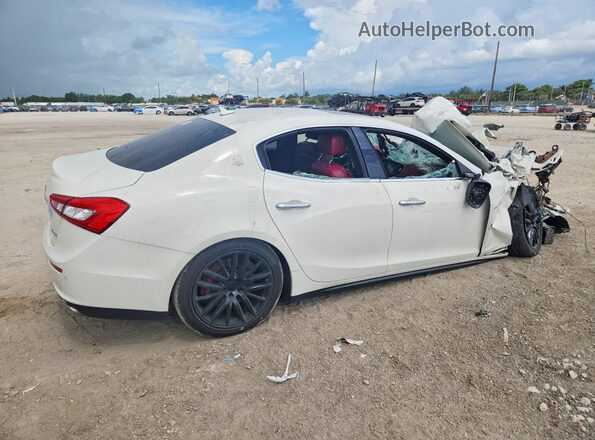ZAM57RTL1H1224147 2017 MASERATI GHIBLI Белый Передняя правая четверть