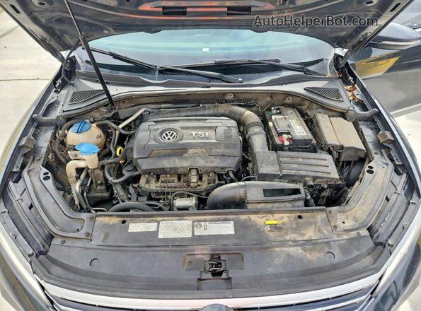 1VWDT7A34HC072174 2017 VOLKSWAGEN PASSAT Gray Вид підкапотного простору