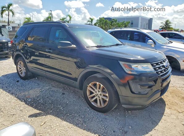 1FM5K7BH6GGB84210 2016 FORD EXPLORER Black Դիմացի տեսք