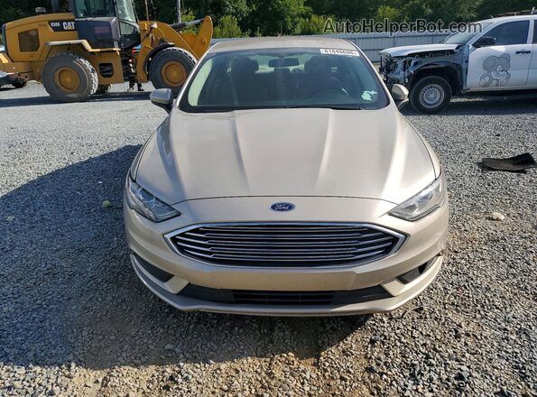 3FA6P0HD6JR185806 2018 FORD FUSION Gold Widok z tyłu