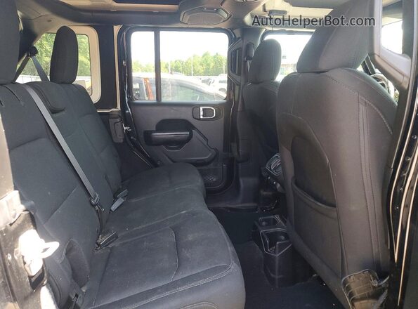 1C4HJXDG1JW289520 2018 JEEP WRANGLER Black Вид задньої частини салону