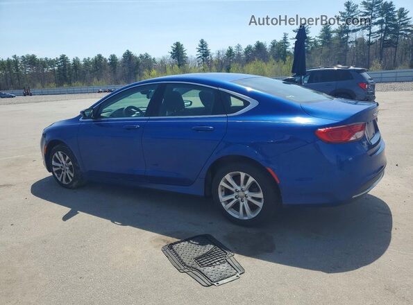 1C3CCCAB2GN155902 2016 CHRYSLER 200 Blue Rear left