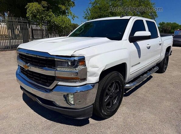 3GCPCRECXJG597832 2018 CHEVROLET SILVERADO Белый Задняя левая четверть