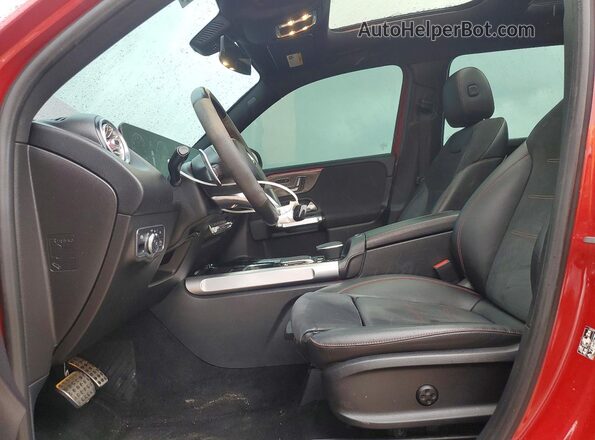 W1N4M5BB6MW081843 2021 MERCEDES-BENZ GLB-CLASS Red Widok deski rozdzielczej