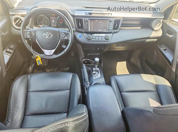 JTMDJREV9JD165059 2018 TOYOTA RAV4 Black Widok zestawu wskaźników
