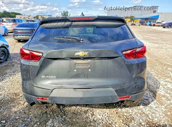 3GNKBBRA0KS666482 2019 CHEVROLET BLAZER Gray Вид салону спереду