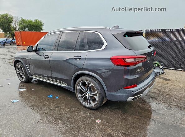5UXCR4C02L9B52045 2020 BMW X5 Gray Rear right