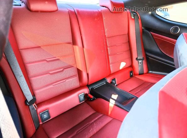 JTHHE5BC7G5014269 2016 LEXUS RC White Widok wnętrza z tyłu