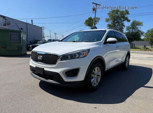 5XYPGDA33HG329369 2017 KIA SORENTO Белый Задняя правая четверть