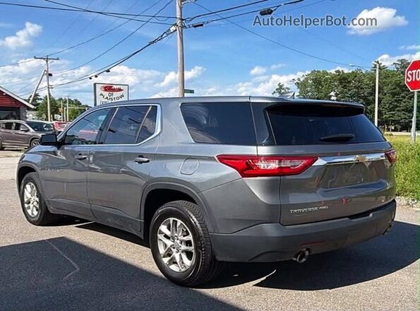 1GNEVFKW2JJ166728 2018 CHEVROLET TRAVERSE Gray Front right
