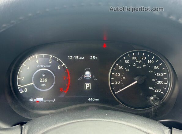 3N1CP5CV4SL510471 2025 NISSAN KICKS Black Widok zestawu wskaźników