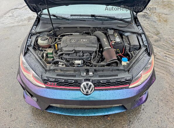 3VW6T7AU9LM017423 2020 VOLKSWAGEN GTI Blue Առջևի վահանակի տեսք
