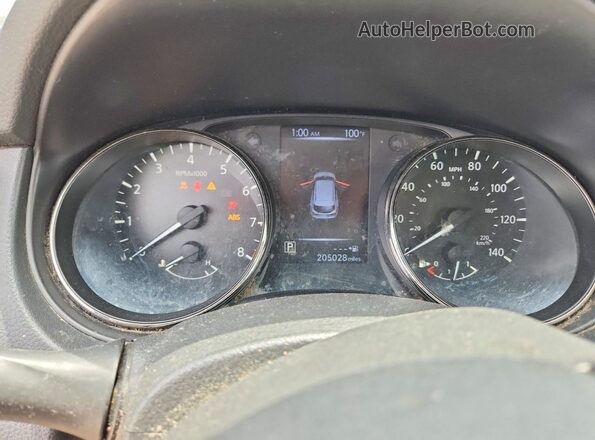 JN1BJ1CP4JW104674 2018 NISSAN ROGUE Black Հետևի նստատեղերի տեսք