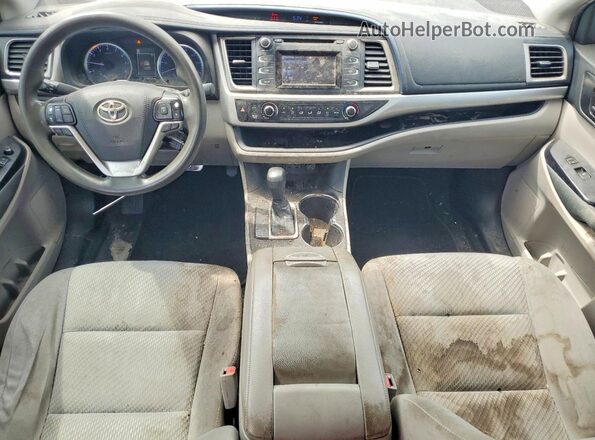 5TDZZRFH1KS329496 2019 TOYOTA HIGHLANDER Blue Սարքավորումների վահանակի տեսք