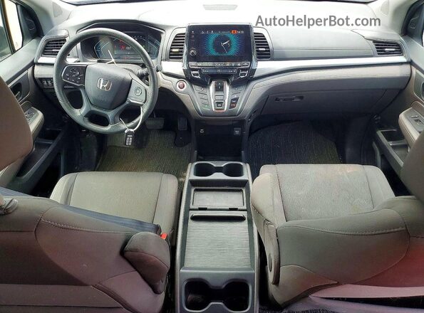 5FNRL6H57NB029960 2022 HONDA ODYSSEY Tan Вид щитка приладів