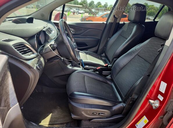 KL4CJASB8GB536606 2016 BUICK ENCORE Красный Вид панели приборов
