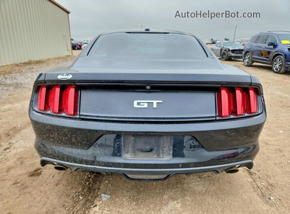 1FA6P8CFXH5340166 2017 FORD MUSTANG Black Սալոնի դիմացի տեսք