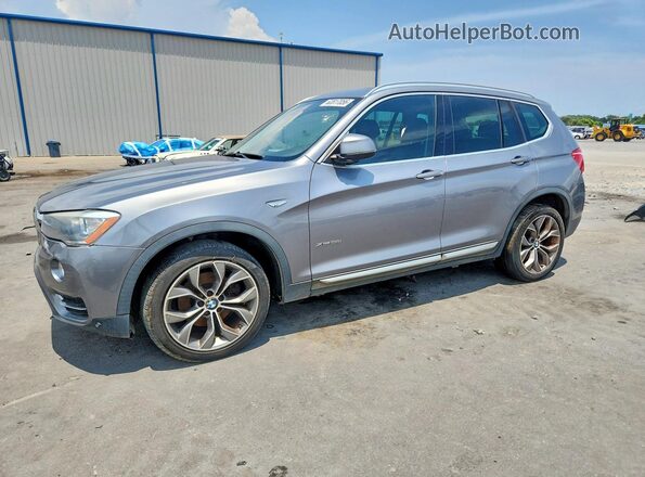 5UXWX9C51H0T01582 2017 BMW X3 Silver Trasero izquierdo