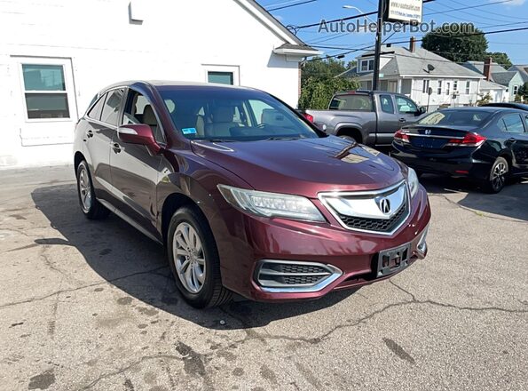 5J8TB4H56GL017636 2016 ACURA RDX Maroon უკანა მარცხენა