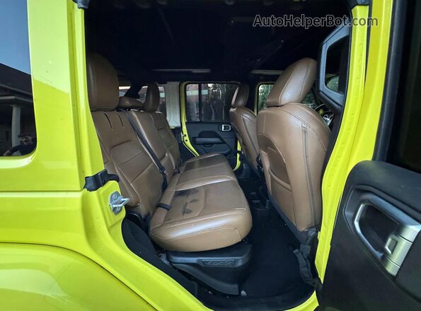 1C4JJXP63NW275287 2022 JEEP WRANGLER Желтый Вид подкапотного пространства