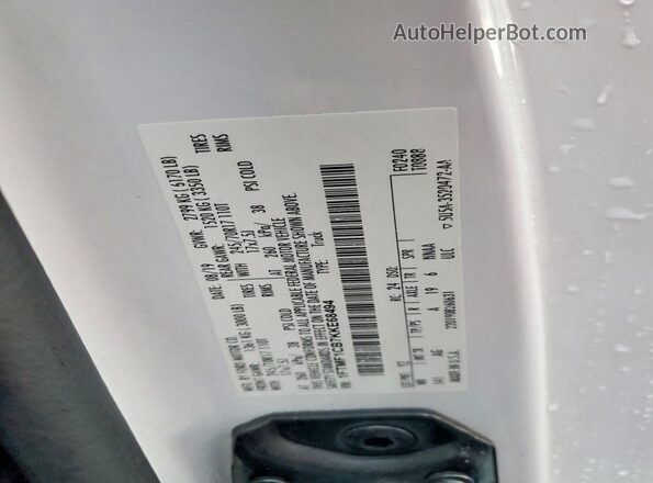 1FTMF1CB7KKE68494 2019 FORD F150 White Вид наклейки з VIN-кодом