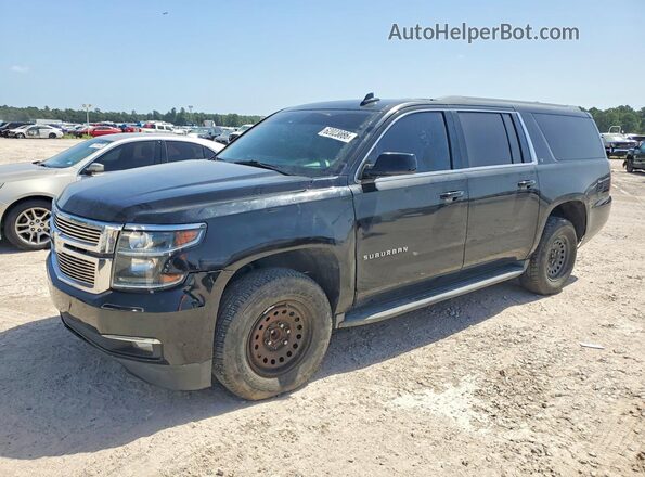 1GNSCHKC4HR151198 2017 CHEVROLET SUBURBAN Черный Задняя левая четверть