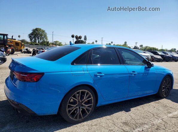 WAUB4AF4XLA051739 2020 AUDI S4 Blue Front right
