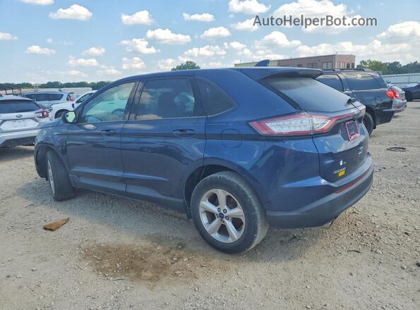 2FMPK3G95HBC52282 2017 FORD EDGE Blue Задня права чверть
