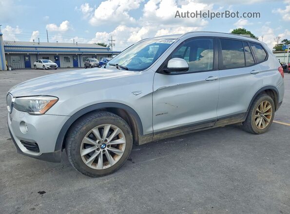5UXWZ7C33H0V91966 2017 BMW X3 Silver Задня ліва чверть
