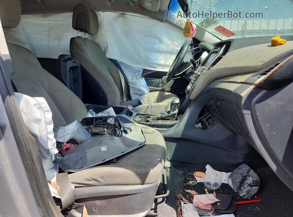KM8SM4HFXKU307244 2019 HYUNDAI SANTA Silver Vista del salpicadero