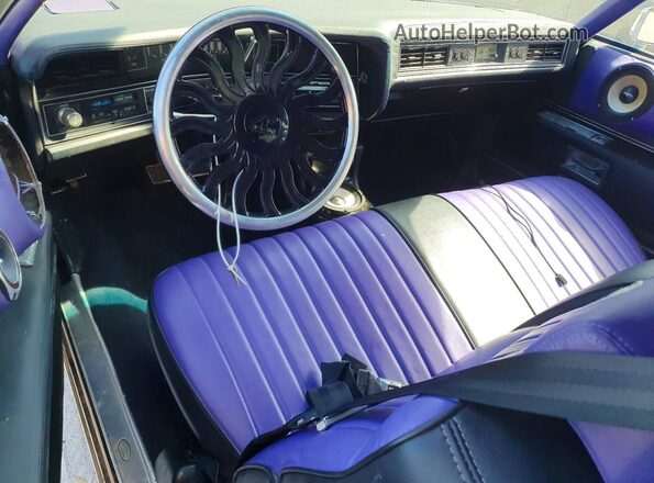 6L47S3Q426567 1973 CADILLAC ELDORADO Фиолетовый Вид щитка приборов