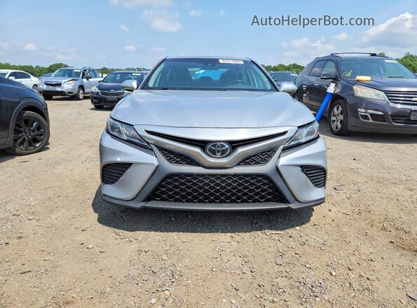 4T1B11HK3KU730462 2019 TOYOTA CAMRY Silver უკანა ხედი