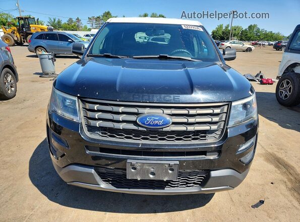 1FM5K8AR6JGA32578 2018 FORD EXPLORER Black Widok z tyłu