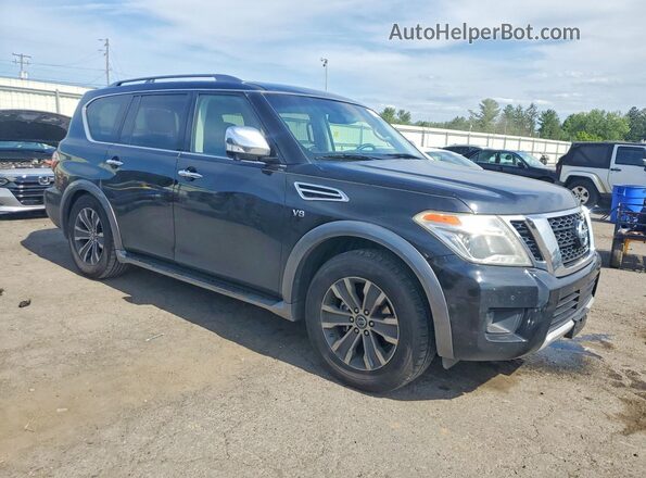 JN8AY2NCXH9502876 2017 NISSAN ARMADA Black წინა ხედი