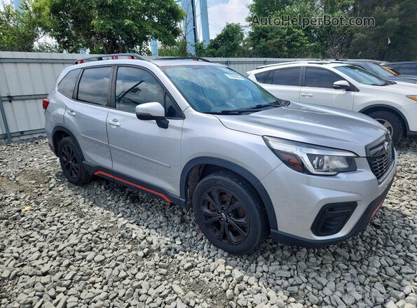 JF2SKAJC7KH438229 2019 SUBARU FORESTER Silver Vista frontal