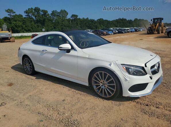 WDDWJ4JB1HF581313 2017 MERCEDES-BENZ C White Vista frontal