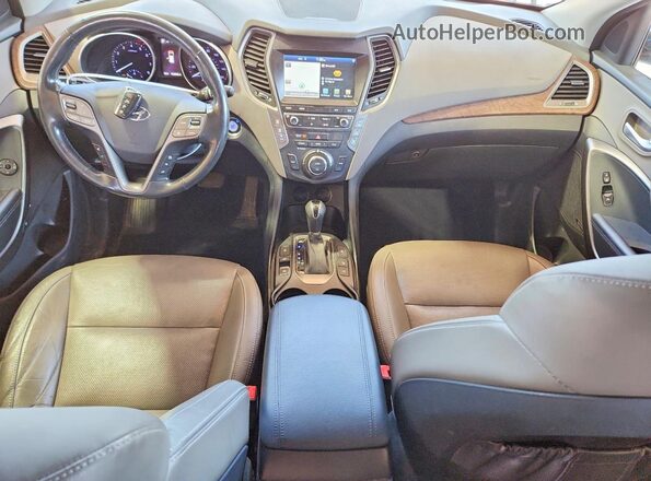 KM8SRDHF8KU300603 2019 HYUNDAI SANTA Gray Вид щитка приладів