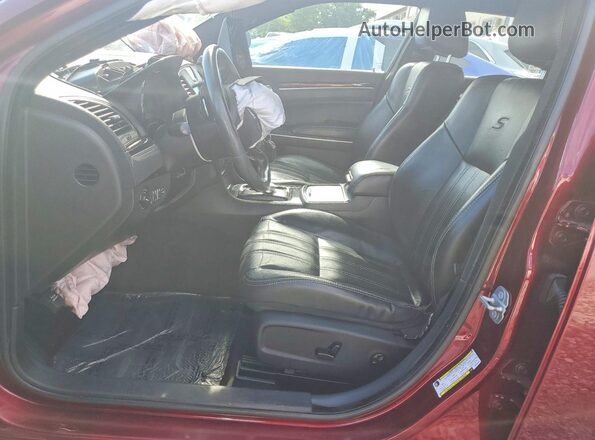 2C3CCABG5KH654015 2019 CHRYSLER 300 Burgundy Вид панелі приладів