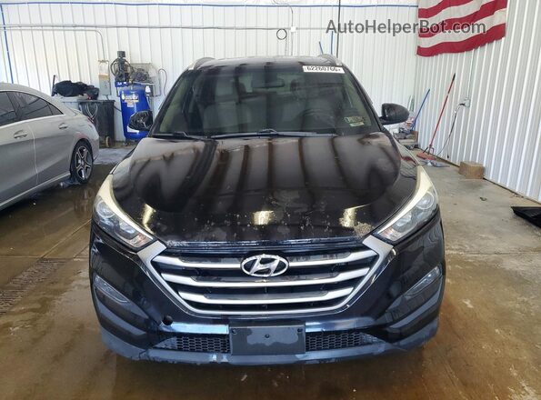 KM8J3CA47JU651629 2018 HYUNDAI TUCSON Black Widok z tyłu