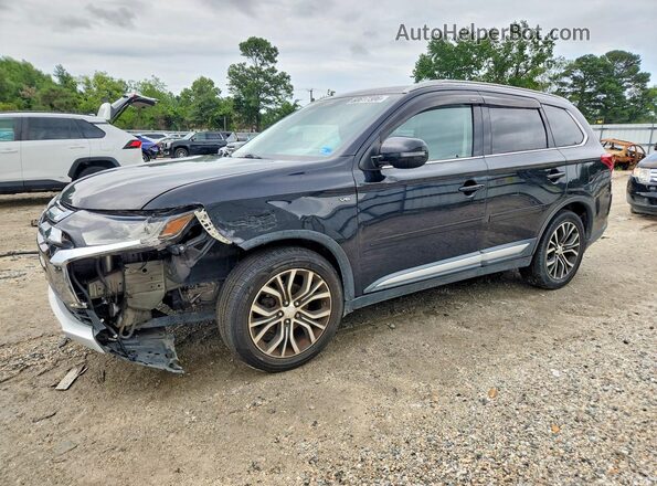 JA4JZ4AX1GZ010646 2016 MITSUBISHI OUTLANDER Black Trasero izquierdo