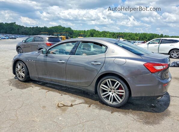 ZAM57RTA1G1175027 2016 MASERATI GHIBLI Gray Trasero derecho