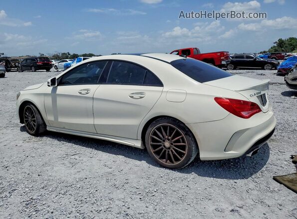 WDDSJ4EB2GN307292 2016 MERCEDES-BENZ CLA-CLASS White Tył prawy