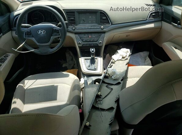5NPD84LF3HH005807 2017 HYUNDAI ELANTRA Black ხელსაწყოთა პანელის ხედი