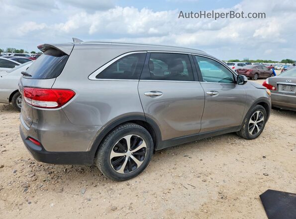 5XYPH4A50HG235092 2017 KIA SORENTO Gray Delantero derecho