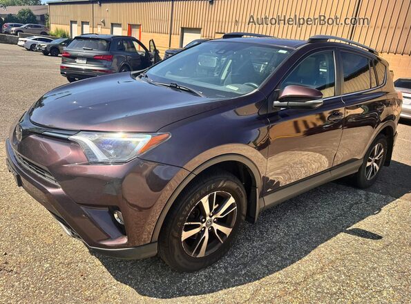 2T3RFREV5HW659357 2017 TOYOTA RAV4 Бордовый Задняя левая четверть