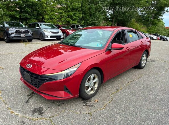 KMHLL4AG5PU436798 2023 HYUNDAI ELANTRA Red უკანა მარჯვენა