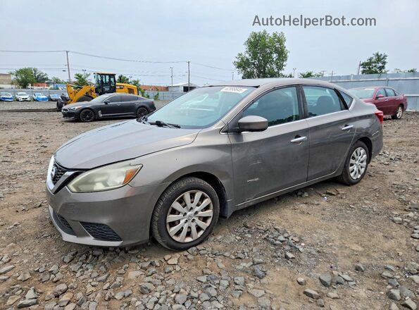 3N1AB7APXGY308430 2016 NISSAN SENTRA Серый Задняя левая четверть