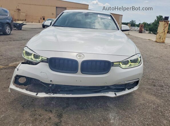 WBA8B9G37HNU52699 2017 BMW 3 SERIES Белый Вид сзади